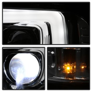 Ford F450 Headlights - SPYDER - Platinum Series LED Module Projector - Chrome - `05-`07 Ford F450 Headlights - SPYDER - Platinum Series LED Module Projector - Chrome - `05-`07