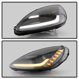 Chevrolet Corvette Headlights - SPYDER - Spyder Signature Series Projector w/Sequential LED Turn Signal - Black - `05-`13 Chevrolet Corvette Headlights - SPYDER - Spyder Signature Series Projector w/Sequential LED Turn Signal - Black - `05-`13