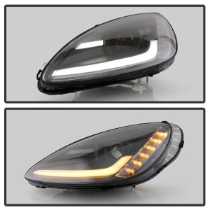 Chevrolet Corvette Headlights - SPYDER - Spyder Signature Series Projector w/Sequential LED Turn Signal - Black - `05-`13 Chevrolet Corvette Headlights - SPYDER - Spyder Signature Series Projector w/Sequential LED Turn Signal - Black - `05-`13