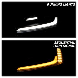Chevrolet Corvette Headlights - SPYDER - Spyder Signature Series Projector w/Sequential LED Turn Signal - Black - `05-`13 Chevrolet Corvette Headlights - SPYDER - Spyder Signature Series Projector w/Sequential LED Turn Signal - Black - `05-`13