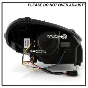 Chevrolet C6 Headlights - SPYDER - APEX Series Projector Headlights with High-Power LED Module - Black - `05-`13 Chevrolet C6 Headlights - SPYDER - APEX Series Projector Headlights with High-Power LED Module - Black - `05-`13