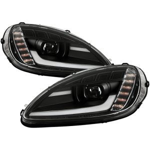 Chevrolet C6 Headlights - SPYDER - APEX Series Projector Headlights with High-Power LED Module - Black - `05-`13 Chevrolet C6 Headlights - SPYDER - APEX Series Projector Headlights with High-Power LED Module - Black - `05-`13