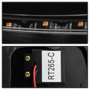 Subaru Impreza Tail Lights - SPYDER - LED - Black - `08-`11