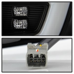 Subaru Impreza Tail Lights - SPYDER - LED - Black - `08-`11