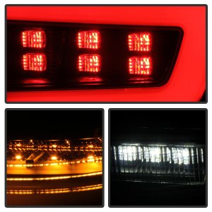 Subaru Impreza Tail Lights - Rear - SPYDER - LED - Black Smoke - `08-`11