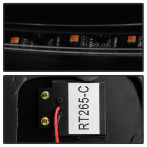 Subaru Impreza Tail Lights - Rear - SPYDER - LED - Black Smoke - `08-`11