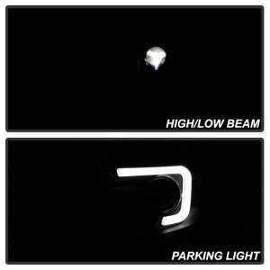 Toyota Tundra Headlights - SPYDER - APEX Series, Light Bar Projector, LED, Sequential Turn Signals - Black - `14-`17 Toyota Tundra Headlights - SPYDER - APEX Series, Light Bar Projector, LED, Sequential Turn Signals - Black - `14-`17