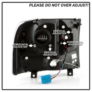 Ford Excursion Headlights - SPYDER - LED + Halogen, Spyder Platinum Series - Black - `00-`04 Ford Excursion Headlights - SPYDER - LED + Halogen, Spyder Platinum Series - Black - `00-`04