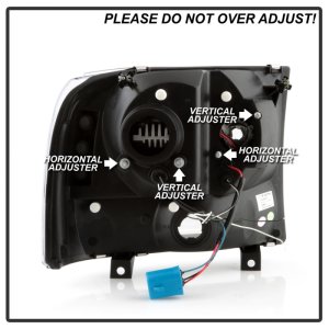 Ford Excursion Headlights - SPYDER - LED + Halogen, Spyder Platinum Series - Black - `00-`04 Ford Excursion Headlights - SPYDER - LED + Halogen, Spyder Platinum Series - Black - `00-`04