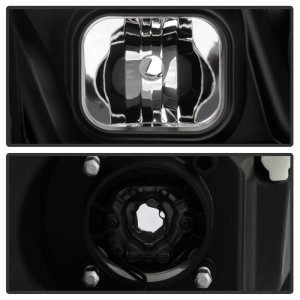 Dodge Ram 1500 Headlights - SPYDER - Platinum Series with High-Power LED Module - Black - `06-`08