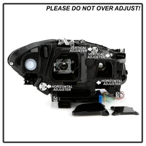 BMW 5 Series Headlights - SPYDER - Spyder Signature Series, AFS Version, Xenon/HID Model Only, Sequential LED Turn Signal - Black - `11-`13
