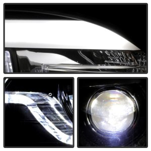 BMW X5 Headlights - SPYDER - Xenon/HID AFS High-Power LED - Black - `07-`10