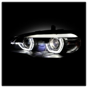 BMW X5 Headlights - SPYDER - Xenon/HID AFS High-Power LED - Black - `07-`10