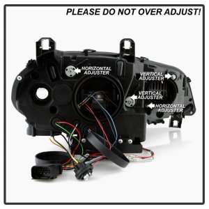 BMW X5 Headlights - SPYDER - Xenon/HID AFS High-Power LED - Black - `07-`10
