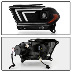 Dodge Durango Headlights - SPYDER - Projector, Spyder Signature Series, Sequential LED Turn Signal - Black - `11-`13 Dodge Durango Headlights - SPYDER - Projector, Spyder Signature Series, Sequential LED Turn Signal - Black - `11-`13