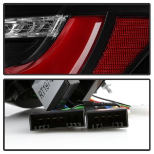 BMW 3 Series LED Tail Lights - SPYDER - Full LED, Sequential Turn Signal, Red Light Bar Parking Light - Black - `12-`18
