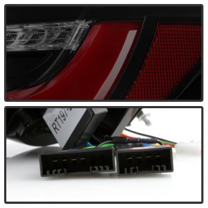 BMW 3 Series Tail Lights - SPYDER - Full LED, Red Light Bar, Sequential Turn Signal - Black Smoke - `12-`18 BMW 3 Series Tail Lights - SPYDER - Full LED, Red Light Bar, Sequential Turn Signal - Black Smoke - `12-`18