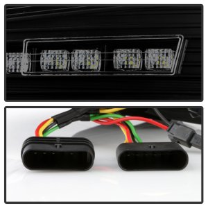 BMW 3 Series Tail Lights - SPYDER - Full LED, Red Light Bar, Sequential Turn Signal - Black Smoke - `12-`18 BMW 3 Series Tail Lights - SPYDER - Full LED, Red Light Bar, Sequential Turn Signal - Black Smoke - `12-`18