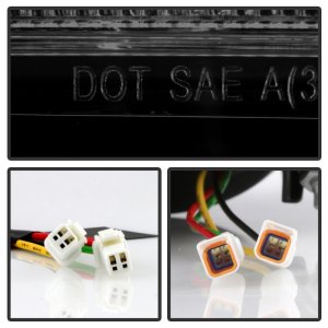 BMW 3 Series Tail Lights - SPYDER - Full LED, Red Light Bar, Sequential Turn Signal - Black Smoke - `12-`18 BMW 3 Series Tail Lights - SPYDER - Full LED, Red Light Bar, Sequential Turn Signal - Black Smoke - `12-`18