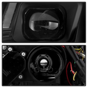 Audi S4 Headlight Set - SPYDER - Projector Headlights, Spyder Signature Series - Black - `13-`16