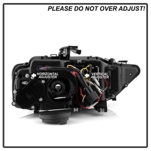 Audi S4 Headlight Set - SPYDER - Projector Headlights, Spyder Signature Series - Black - `13-`16