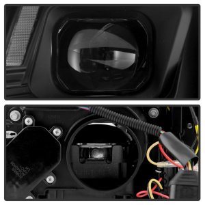 Audi A4 Headlights - SPYDER - Apex Series LED - Black - `13-`16