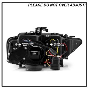 Audi S4 Headlights - SPYDER - Apex Series LED - Black - `13-`16