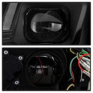 Audi S4 Headlights - SPYDER - APEX Series, High-Power LED, Xenon/HID Model Only - Black - `13-`16