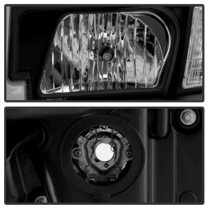 Nissan Titan Headlights - SPYDER - Projector, High-Power LED Module, Spyder Platinum Series - Black - `04-`15