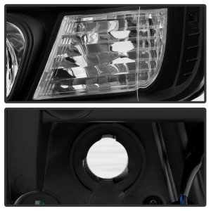 Nissan Titan Headlights - SPYDER - Projector, High-Power LED Module, Spyder Platinum Series - Black - `04-`15