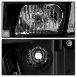 Nissan Titan Headlights - SPYDER - Projector, High-Power LED Module, Spyder Platinum Series - Black - `04-`15