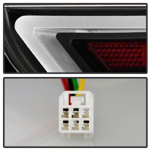 Mazda Miata MX-5 LED Tail Lights - SPYDER - Sequential LED Turn Signal; LED White Light Bar Parking - Black - `16-`20