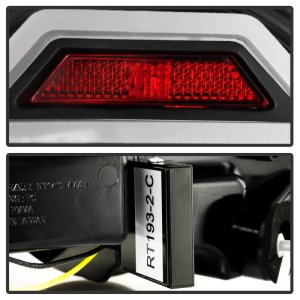 Mazda Miata MX-5 LED Tail Lights - SPYDER - Sequential LED Turn Signal; LED White Light Bar Parking - Black - `16-`20