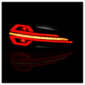 Mazda Miata MX-5 LED Tail Lights - SPYDER - Sequential LED Turn Signal; LED White Light Bar Parking - Black - `16-`20