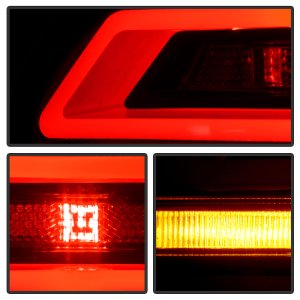 Mazda Miata MX-5 LED Tail Lights - SPYDER - Sequential LED Turn Signal; LED White Light Bar Parking - Black - `16-`20