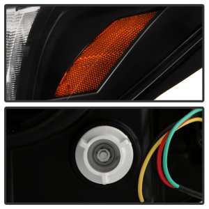 Subaru Forester Headlights - SPYDER - Sequential LED Turn Signal + Switch Back Crystal Light Bar Turn Signal Light And Parking Light - Black - `14-`16