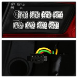 BMW M5 LED Tail Lights - Rear - SPYDER - Sequential Turn Signal, Black Housing - Black - `11-`17