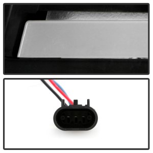 Chevrolet Camaro Headlights - SPYDER - Apex Series, High-Power LED Module, Sequential Switchback Turn Signal - Black - `10-`13