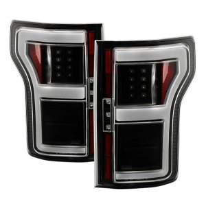 Ford F150 LED Tail Lights - SPYDER - Rear Blind Spot - Black - `18-`20 Ford F150 LED Tail Lights - SPYDER - Rear Blind Spot - Black - `18-`20