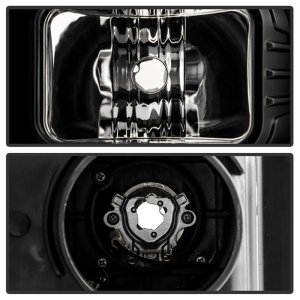 Dodge Ram 2500 Headlight Set - SPYDER - Projector, Sequential LED Turn Signal Lights, Halogen Model Only - Black - `19-`22