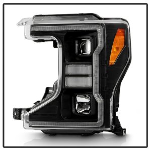 Ford F350 Headlights - SPYDER - Halogen Model, Sequential LED Turn Signal Lights - Black - `20-`22 Ford F350 Headlights - SPYDER - Halogen Model, Sequential LED Turn Signal Lights - Black - `20-`22