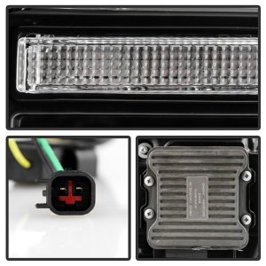 Ford F250 Headlights - SPYDER - Apex Series, Integrated LED Bulb Technology - Black - `20-`22