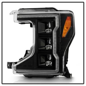 Ford F250 Headlights - SPYDER - Apex Series, Integrated LED Bulb Technology - Black - `20-`22