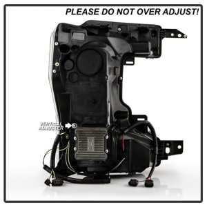 Ford F350 Headlights - SPYDER - Apex Series, Integrated LED Bulb Technology - Black - `20-`22 Ford F350 Headlights - SPYDER - Apex Series, Integrated LED Bulb Technology - Black - `20-`22