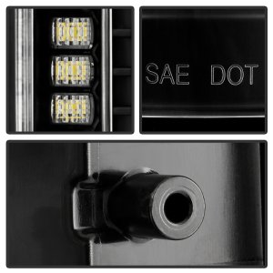 Ford F250 SD LED Tail Lights - SPYDER - Spyder Apex, Blind Spot Monitoring Model - Black - `20-`21