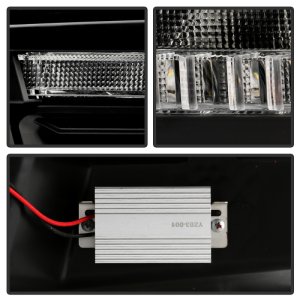 Dodge RAM 1500 Headlights - SPYDER - Apex Series Projector Headlights; Version 2 High-Power LED Module; Sequential LED Turn Signal Lights - Black - `09-`18