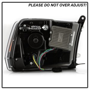 RAM 2500 Headlights - SPYDER - Apex Series High-Power LED Module - Black - `13-`19