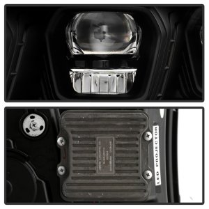 RAM 2500 Headlights - SPYDER - Apex Series High-Power LED Module - Black - `13-`19