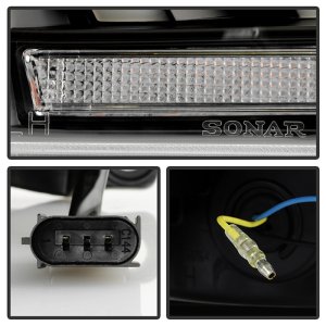 Dodge Durango Headlight Set - SPYDER - Projector, HID Model Only, LED White, Sequential LED Turn Signal Lights - Black - `11-`13 Dodge Durango Headlight Set - SPYDER - Projector, HID Model Only, LED White, Sequential LED Turn Signal Lights - Black - `11-`13