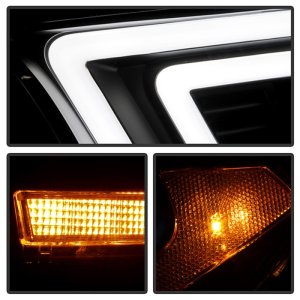 Dodge Durango Headlight Set - SPYDER - Projector, HID Model Only, LED White, Sequential LED Turn Signal Lights - Black - `11-`13 Dodge Durango Headlight Set - SPYDER - Projector, HID Model Only, LED White, Sequential LED Turn Signal Lights - Black - `11-`13